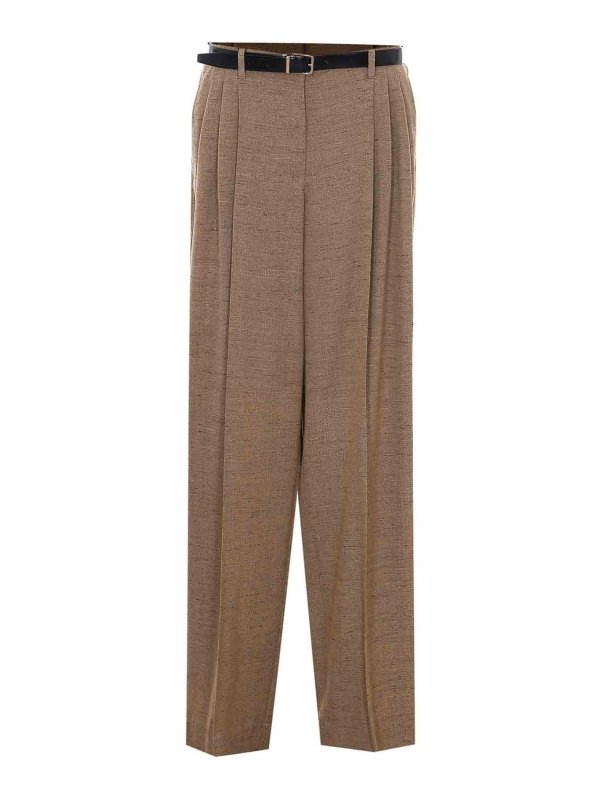 DOLCE & GABBANA: casual trousers - Tweed Effect Pants