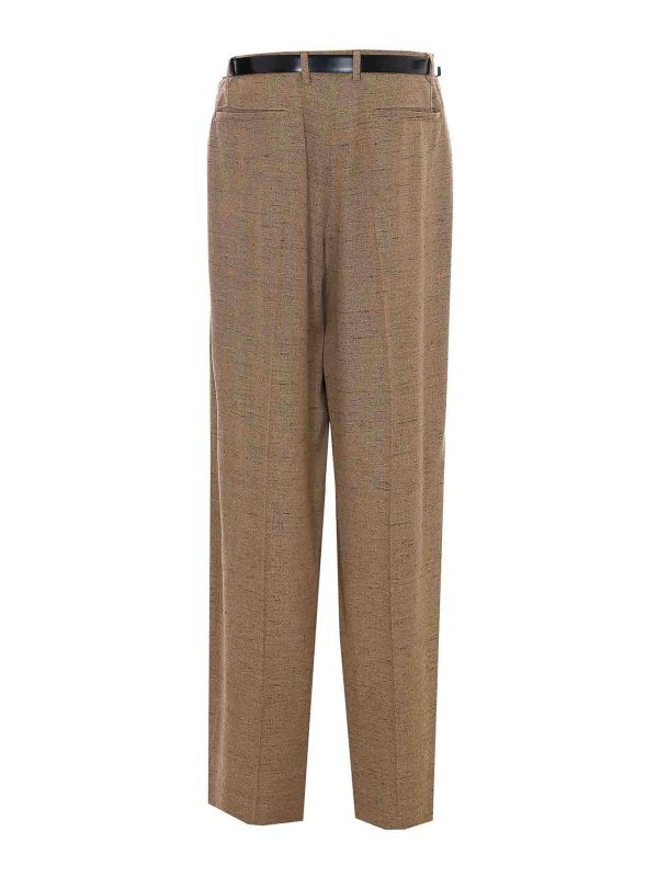 DOLCE & GABBANA: casual trousers online - Tweed Effect Pants