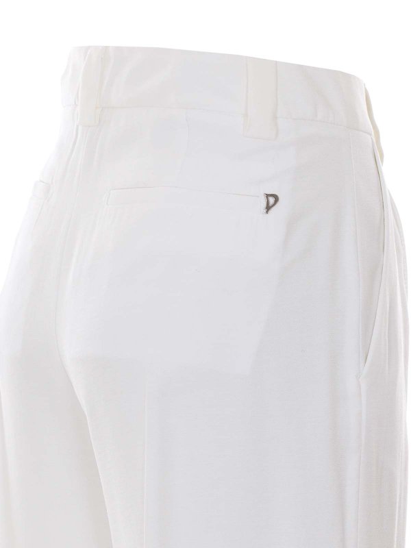 The Best Shops DONDUP: casual trousers - White Pants