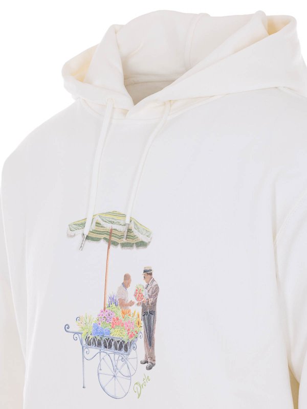 The Best Shops DRÔLE DE MONSIEUR: Sweatshirts und Pullover - Sweatshirt - Weiß