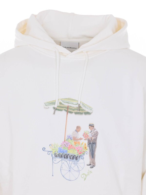 Sweatshirt - Weiß shop online: DRÔLE DE MONSIEUR