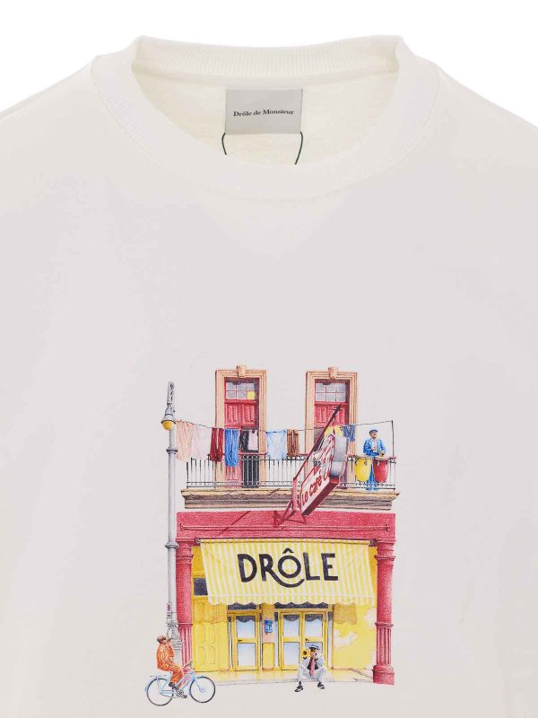 スウェットシャツ/セーター - 白 shop online: DRÔLE DE MONSIEUR