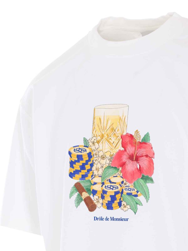 The Best Shops DRÔLE DE MONSIEUR: T-shirts - T-Shirt - Weiß