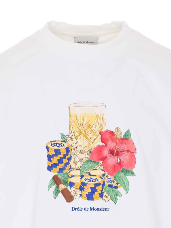 T-Shirt - Weiß shop online: DRÔLE DE MONSIEUR