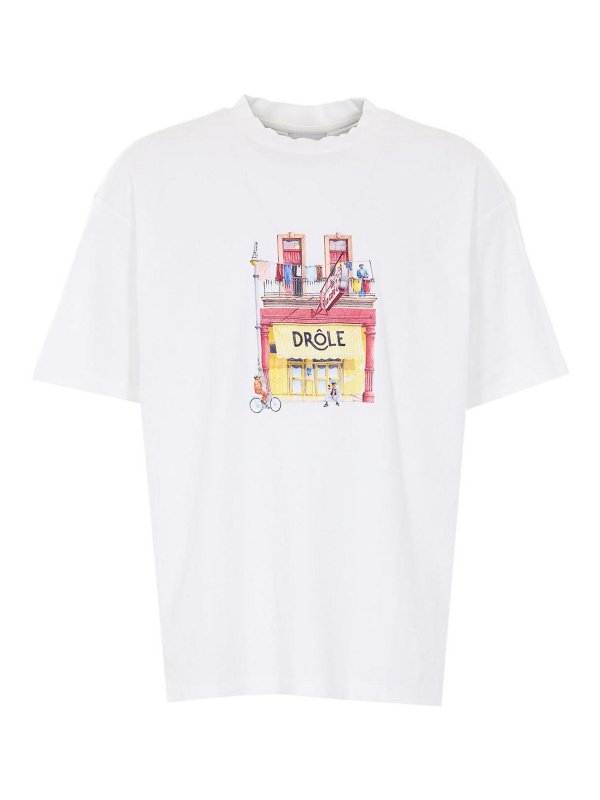 DRÔLE DE MONSIEUR: T-shirts - T-Shirt - Weiß