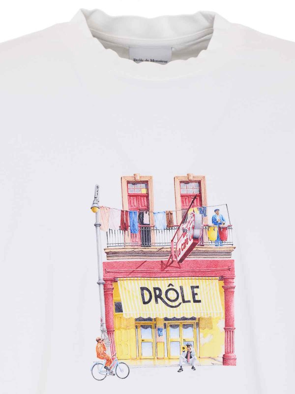 T-Shirt - Weiß shop online: DRÔLE DE MONSIEUR