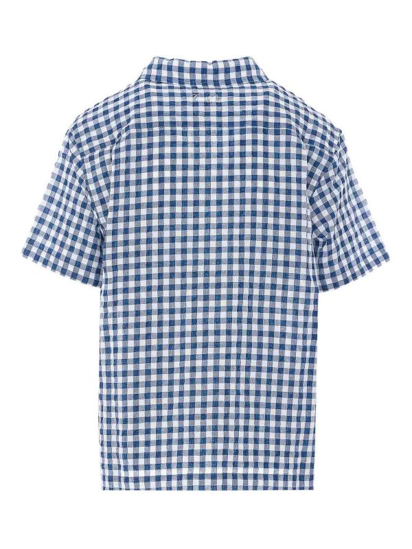 DUNST: camicie online - Camicia a quadri natalizi