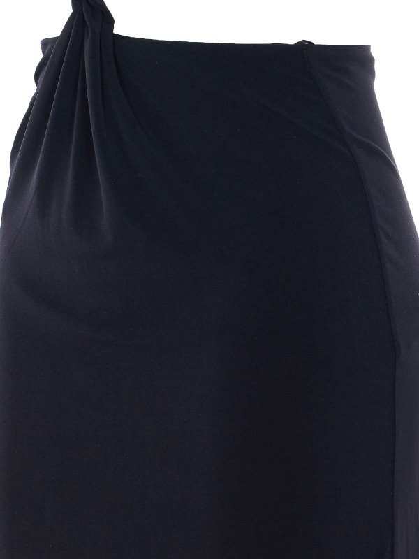 The Best Shops ELEH: Knielange Kleider - Knielanges Kleid - Schwarz