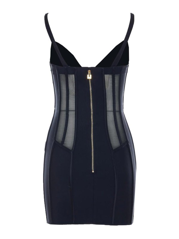 ELISABETTA FRANCHI: Knielange Kleider online - Knielanges Kleid - Schwarz
