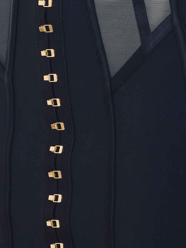 The Best Shops ELISABETTA FRANCHI: Knielange Kleider - Knielanges Kleid - Schwarz