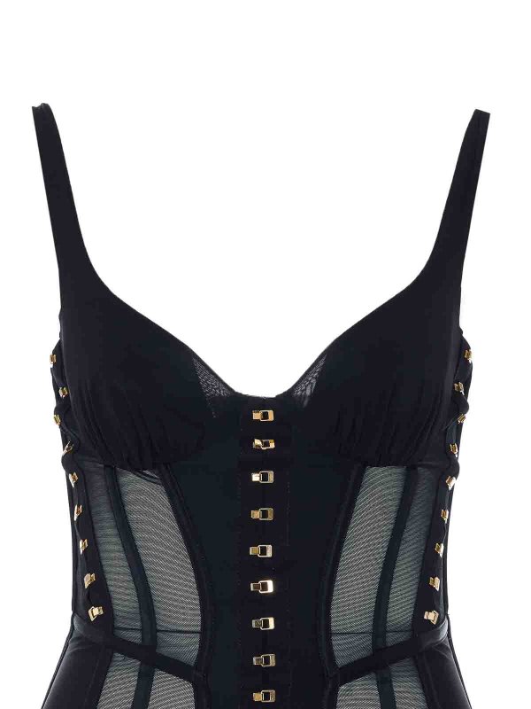 Knielanges Kleid - Schwarz shop online: ELISABETTA FRANCHI