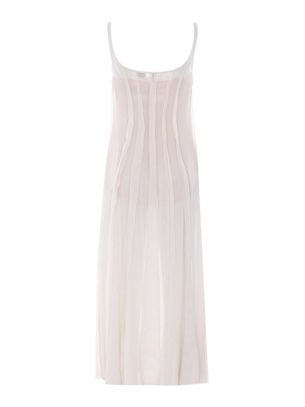 ELISABETTA FRANCHI: ニーレングスドレス online - 膝丈ドレス - 白