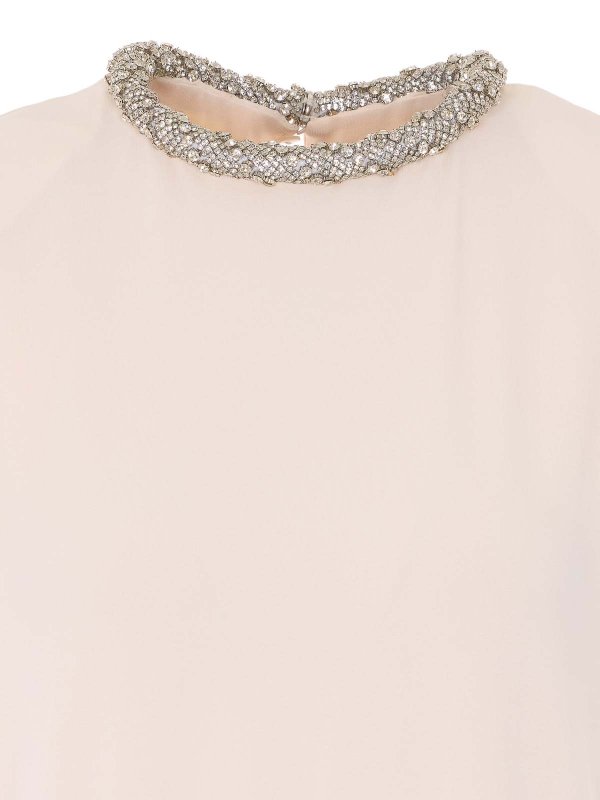 Knielanges Kleid - Beige shop online: ELISABETTA FRANCHI