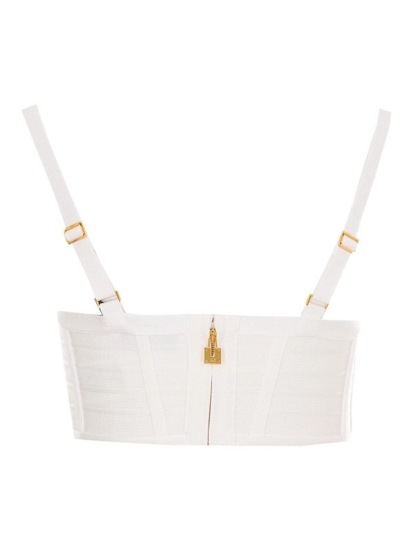 ELISABETTA FRANCHI: Tops und Tank Tops online - Top - Weiß