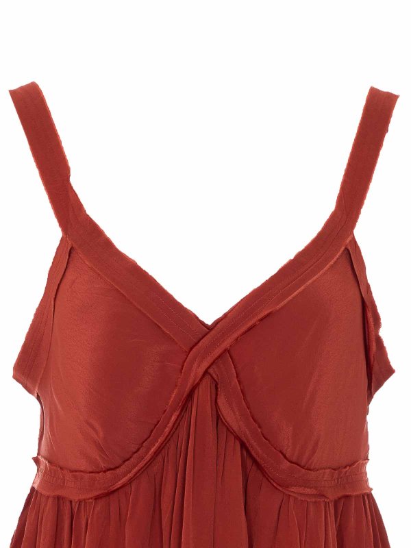 マキシドレス - 赤 shop online: ESSENTIEL ANTWERP