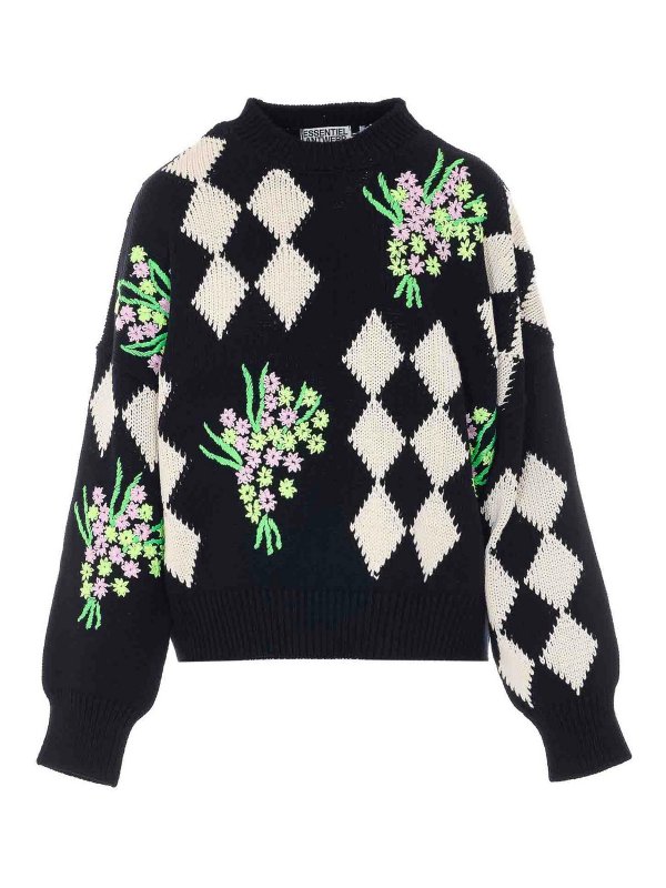 ESSENTIEL ANTWERP: crew necks - Multicolorjactori Pullover
