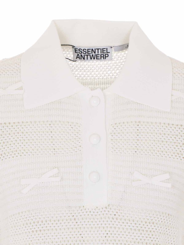 Poloshirt - Weiß shop online: ESSENTIEL ANTWERP