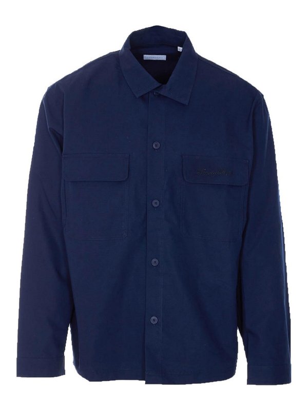 FAMILY FIRST: t-shirt - Sovracamicia blu