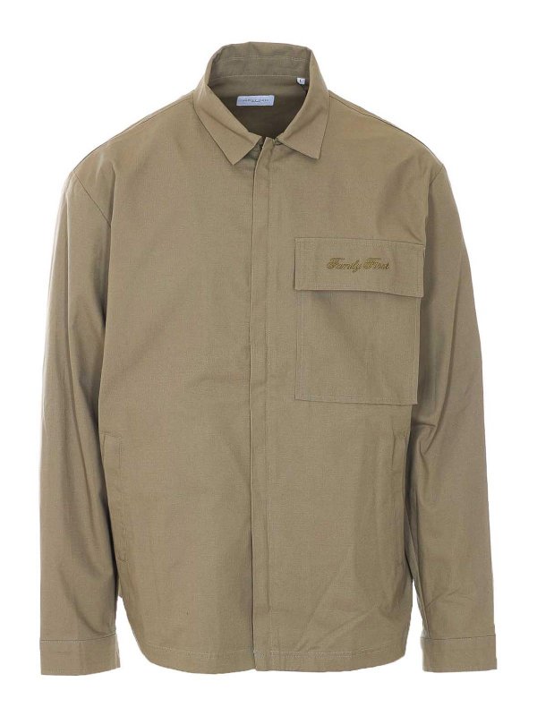 FAMILY FIRST: Pull col rond - Pull Col Rond - Vert