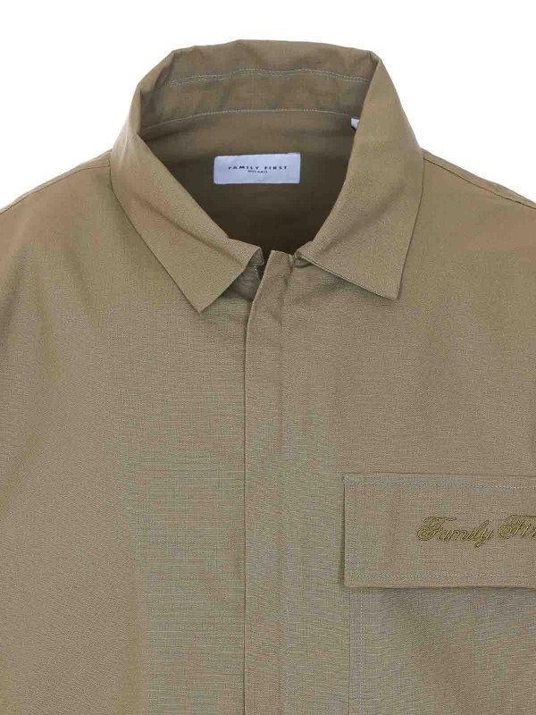 Pull Col Rond - Vert shop online: FAMILY FIRST