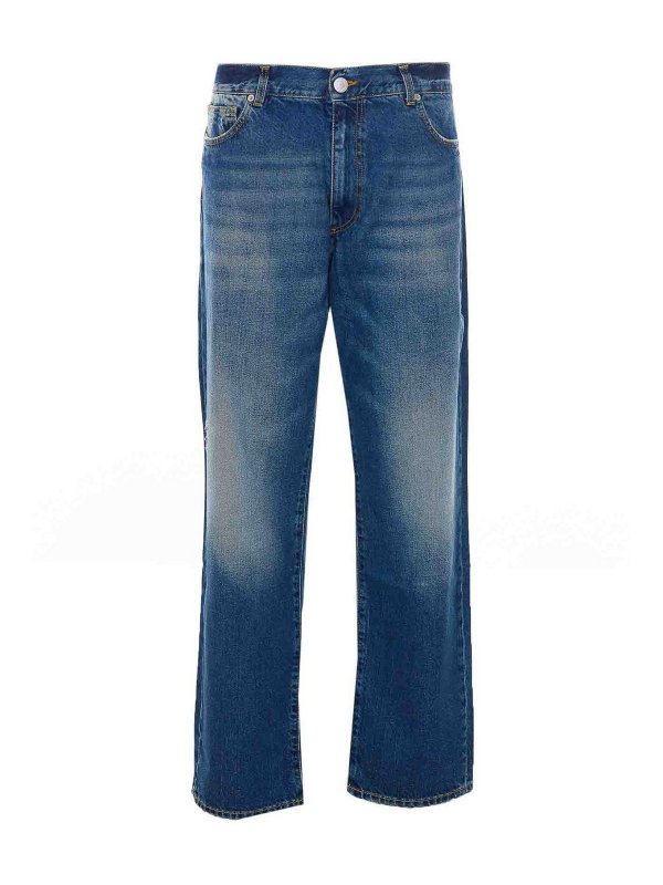 FAMILY FIRST: Jeans Rectos - Vaqueros Rectos - Azul