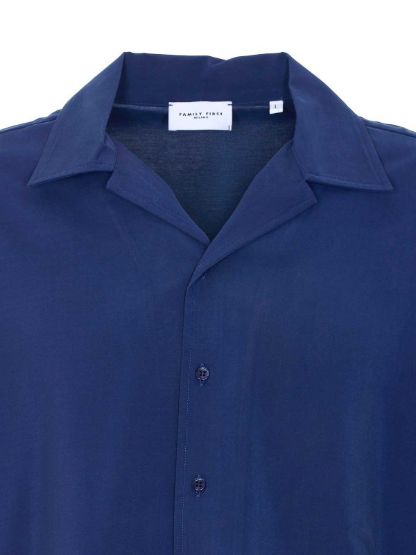 Camicia verde shop online: FAMILY FIRST