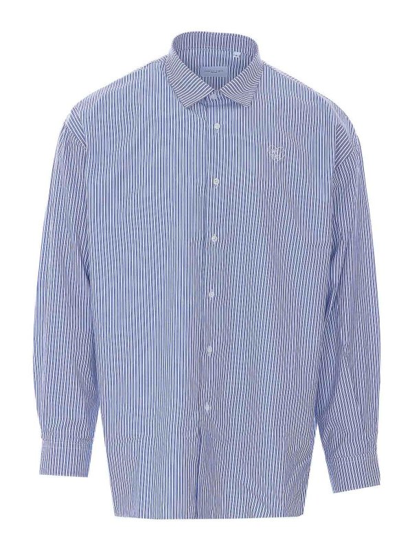 FAMILY FIRST: camicie - Camicia a cuore blu e bianca