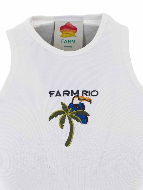 Top - Blanco shop online: FARM RIO