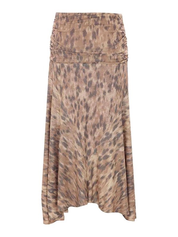 GANNI: Jupes midi et au genou online - Jupe Midi - Beige