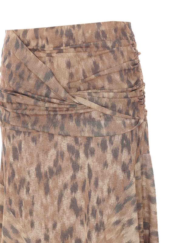 The Best Shops GANNI: Jupes midi et au genou - Jupe Midi - Beige