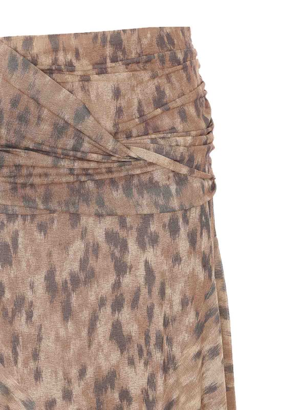 Jupe Midi - Beige shop online: GANNI