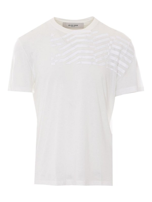 GOLDEN GOOSE: T-shirts - T-Shirt - Weiß