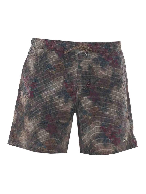 HERNO: Bañadores y boxer de baño - Boxers De Baño - Marrón