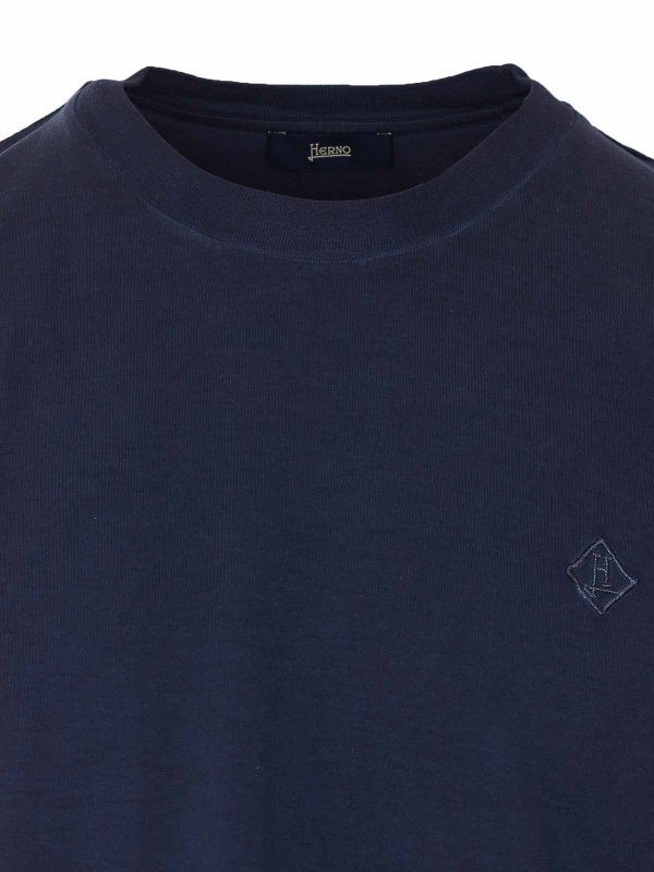 Logo T-Shirt shop online: HERNO