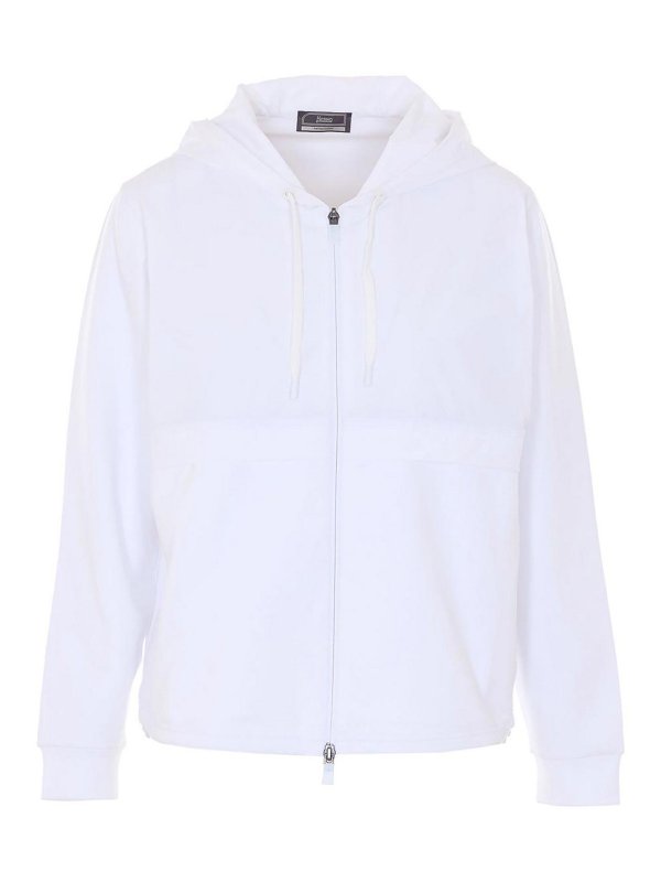 HERNO: Sweatshirts & Sweaters - Zipped Hoodie