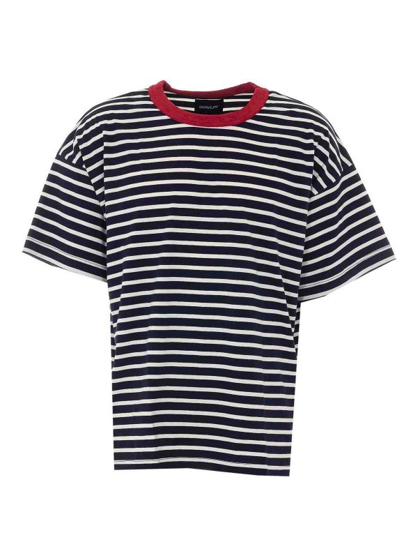 HOWLIN: t-shirts - Striped T-Shirt