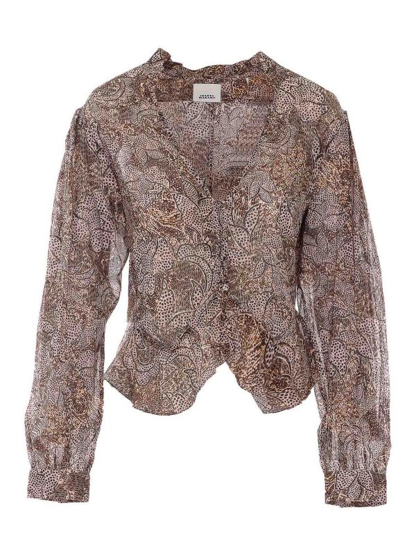 ISABEL MARANT: Tops und Tank Tops - Top - Braun