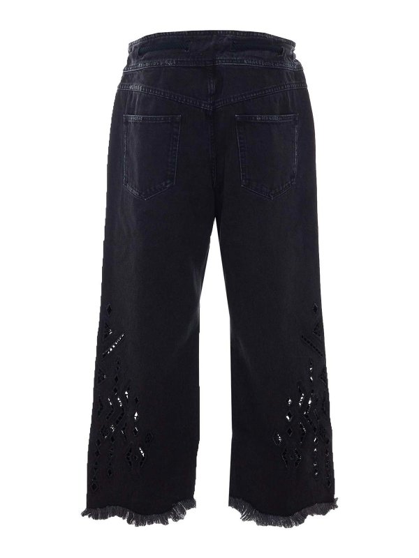 ISABEL MARANT: Jeans Rectos online - Vaqueros Rectos - Negro