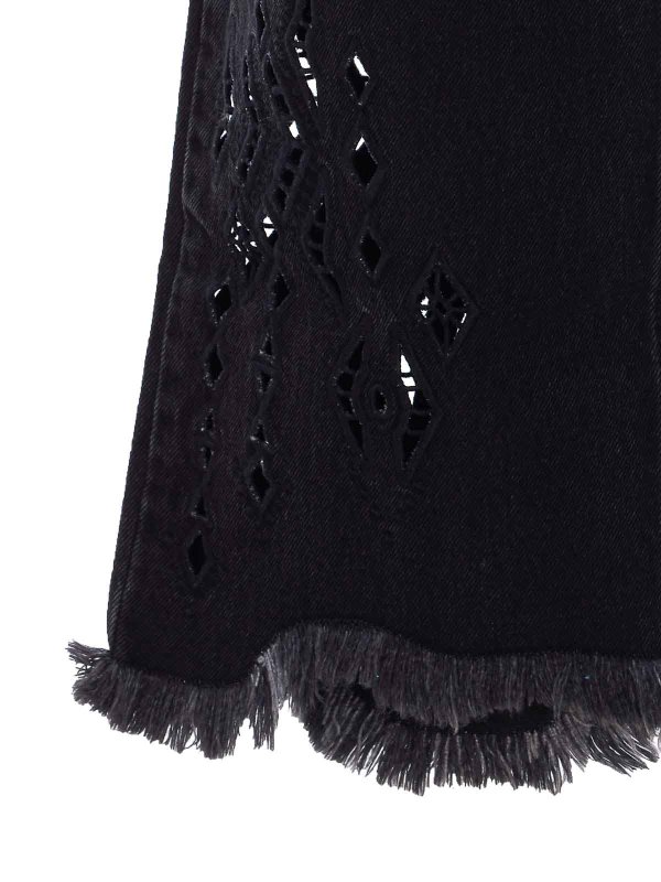 The Best Shops ISABEL MARANT: Jeans Rectos - Vaqueros Rectos - Negro