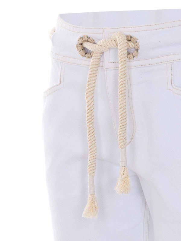 The Best Shops ISABEL MARANT: Straight Leg Jeans - Straight Leg Jeans - Weiß