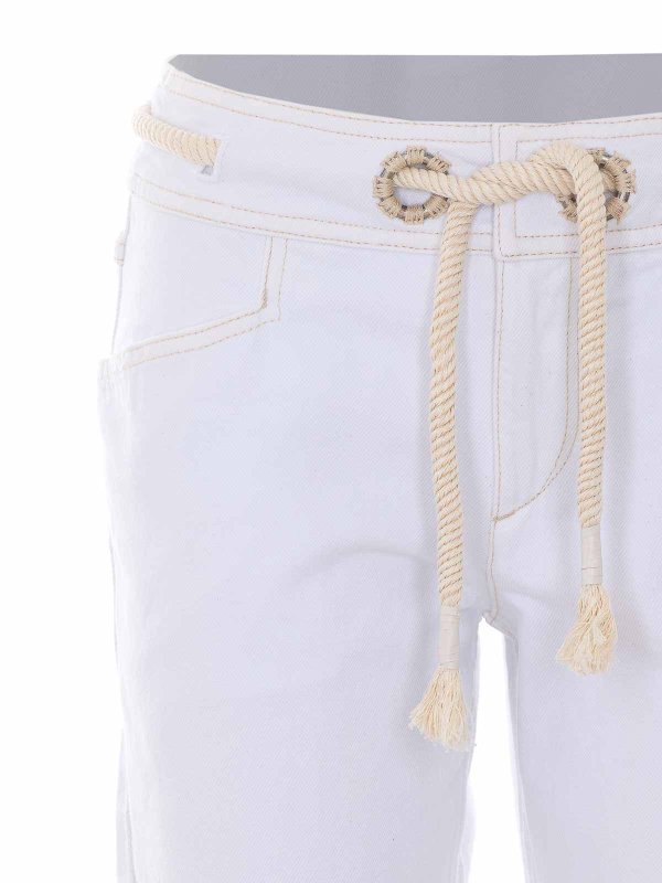 Straight Leg Jeans - Weiß shop online: ISABEL MARANT