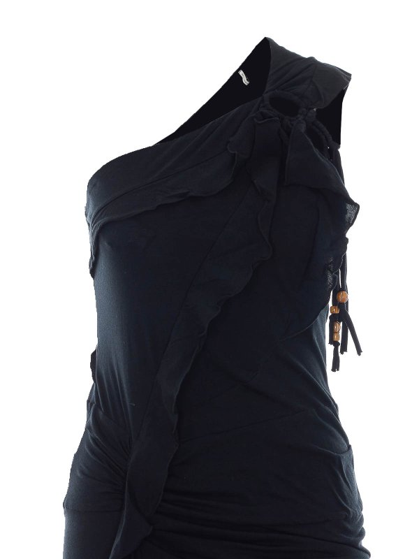 膝丈ドレス - 黒 shop online: ISABEL MARANT
