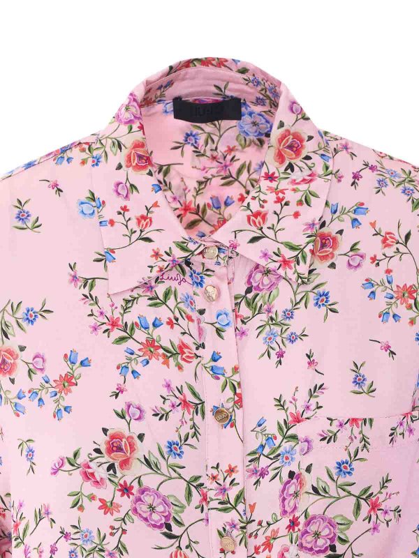 Camicia floreale multicolor shop online: Liu Jo