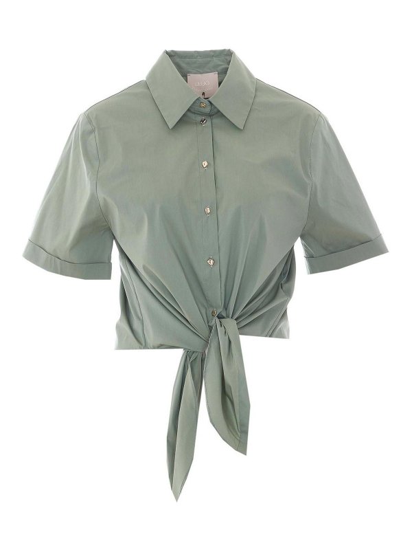 Liu Jo: camicie - Camicia Verde Pepe