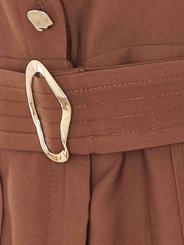 The Best Shops Liu Jo: camicie - Vestito  camicia marrone
