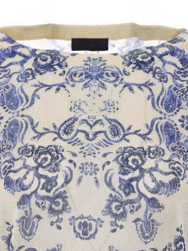 クルーネック - 白 shop online: Liu Jo