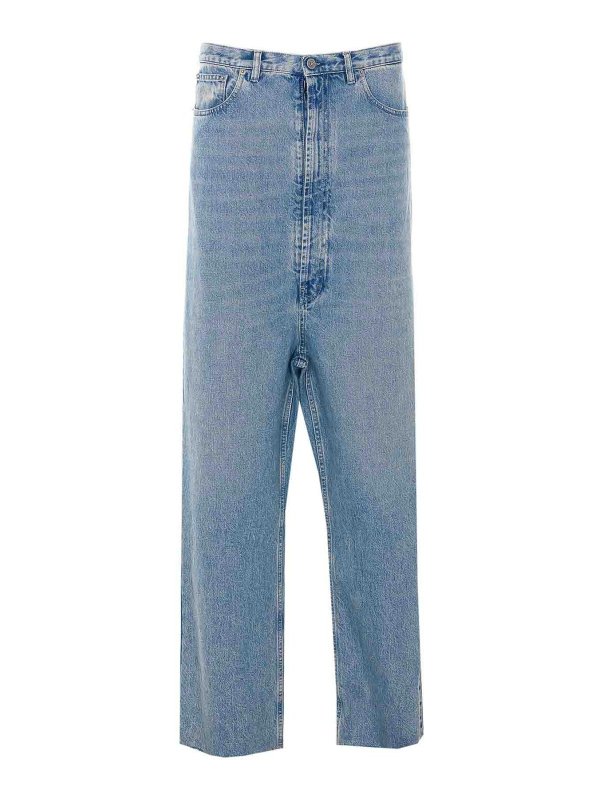 Maison Margiela: ストレートジーンズ - ストレートジーンズ - ブルー
