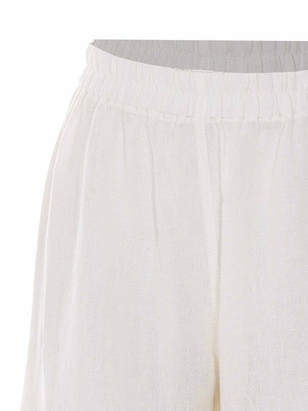 カジュアルパンツ - 白 shop online: MAURIZIO PECORARO