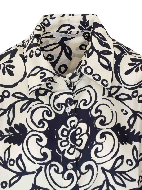 シャツ - 黒 shop online: MAURIZIO PECORARO