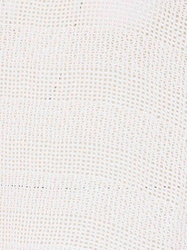 The Best Shops MAURIZIO PECORARO: Strickpullover mit Rundhalsausschnitt - Rundhalspullover - Weiß